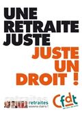 La manifestation sur les retraites